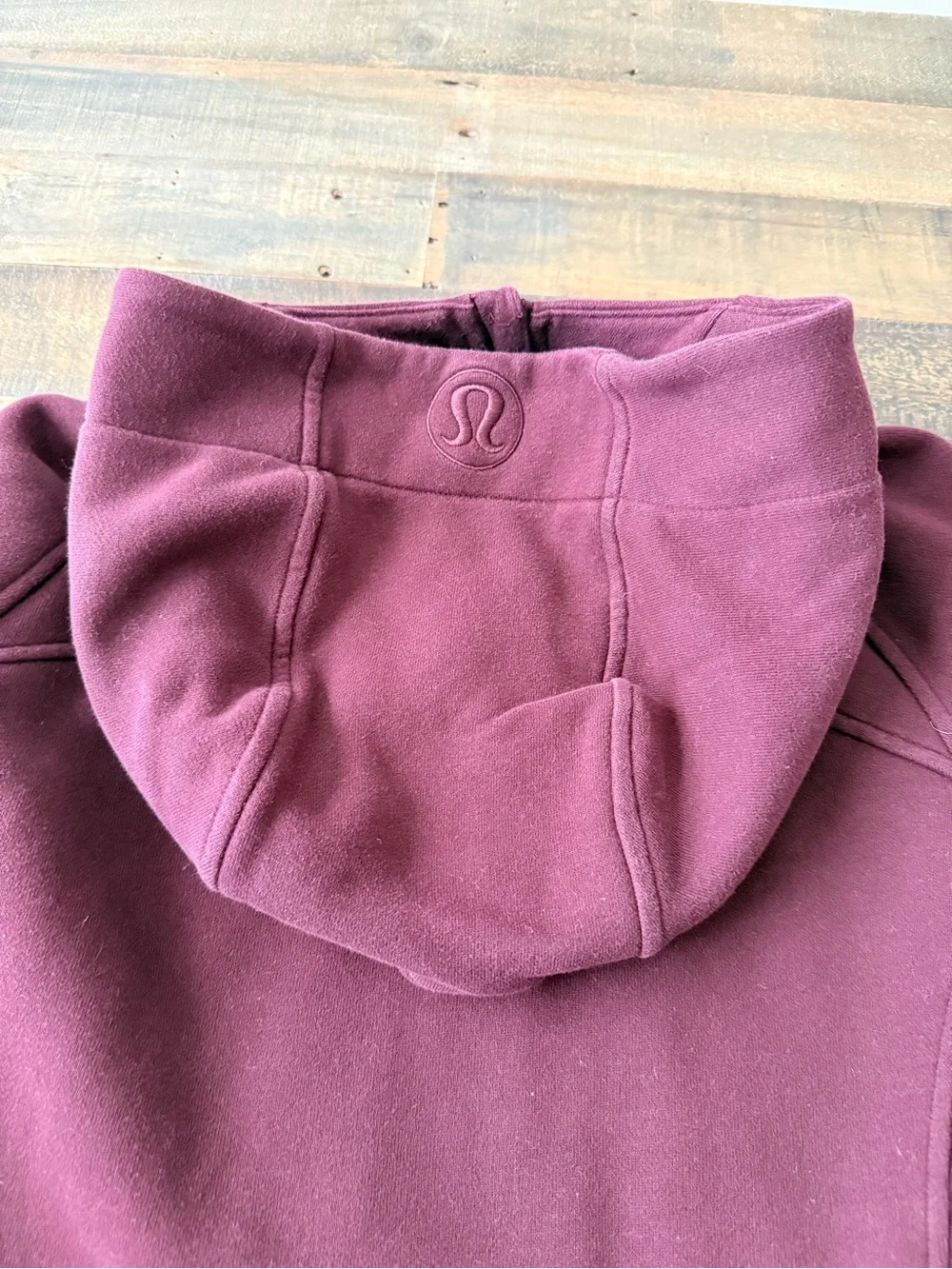 lululemon athletica mauve zip hoodie
